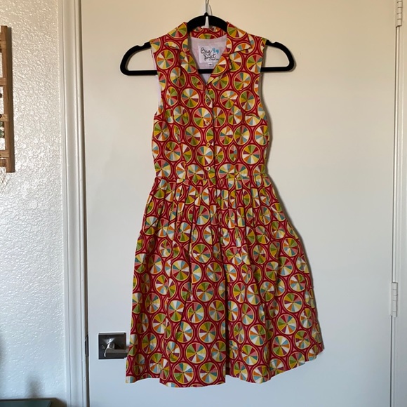 Bea & Dot Palette on Parade Pinwheel Dress XS - Picture 2 of 11